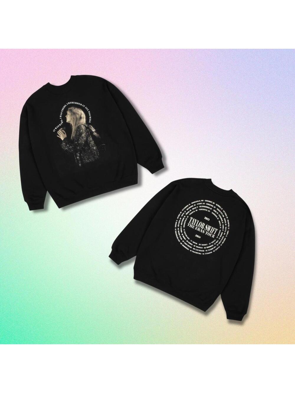 Taylor Swift All Too Well Crewneck Sweatshirt Medium